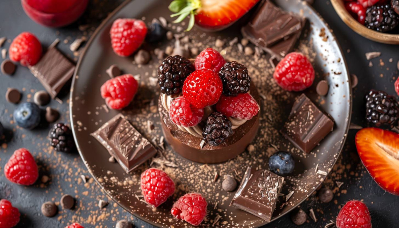 Exploration des saveurs uniques de desserts au chocolat et aux fruits